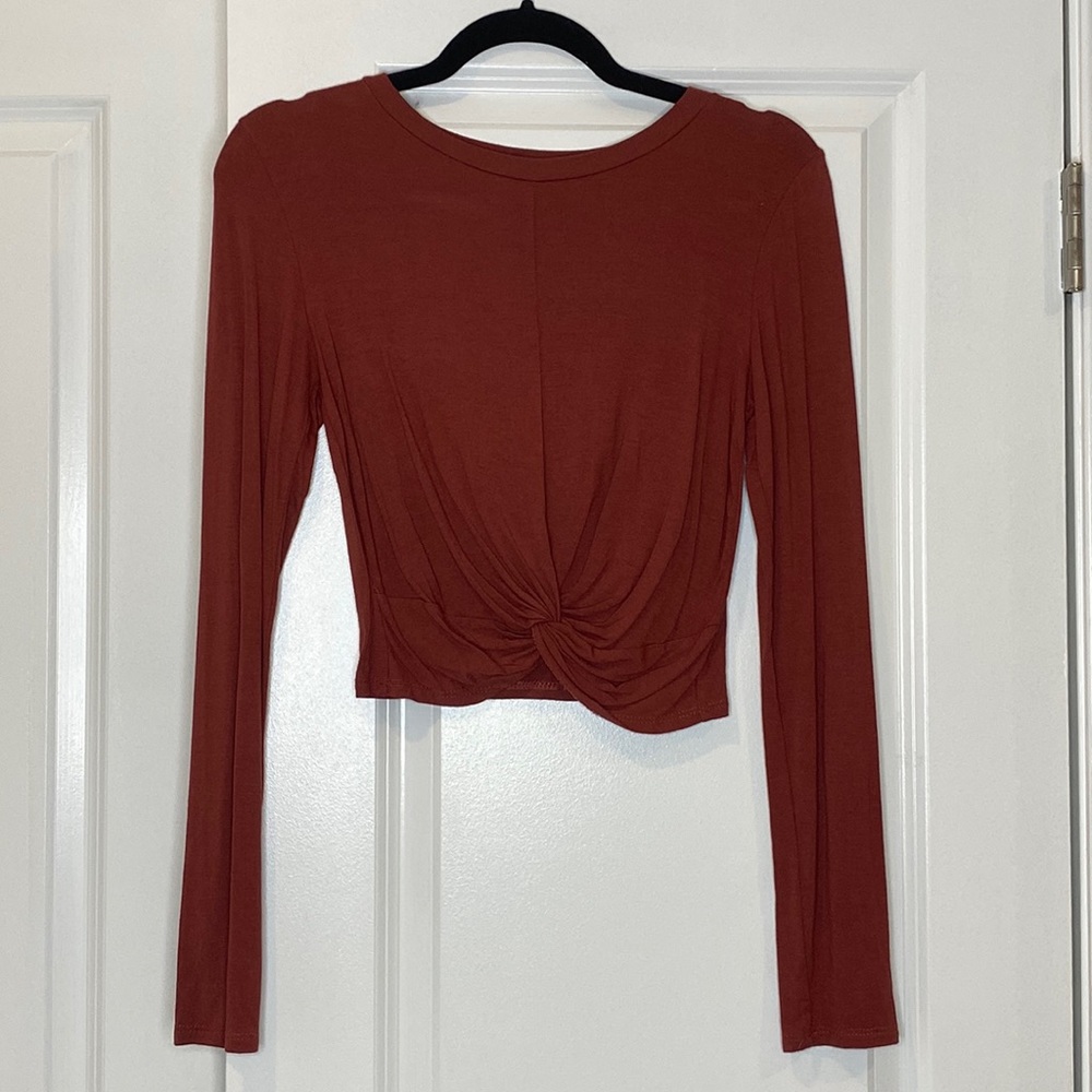 Long Sleeve Crop Top